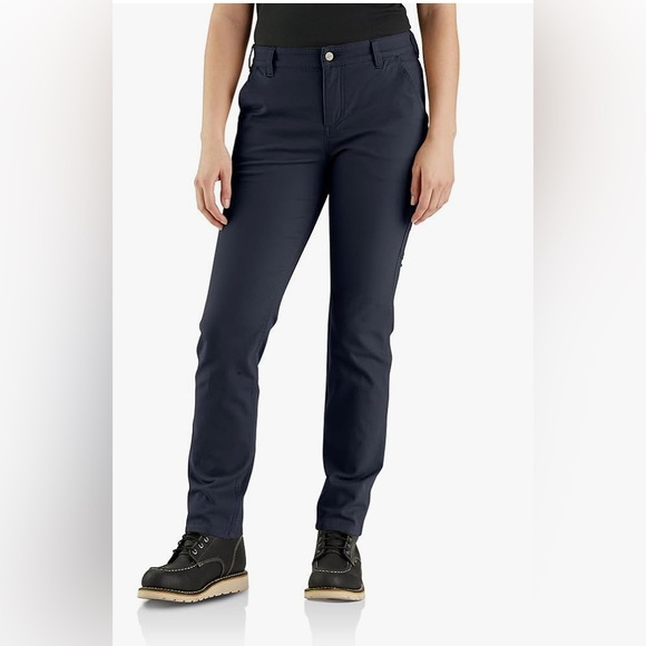 Carhartt Relaxed fit navy canvas work pant. Size 10 reg. - Picture 1 of 5